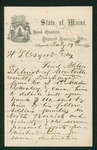 1862-07-19  Adjutant General Hodsdon orders the apprehension of Alden Gilchrist of Montville