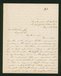 1862-08-06  Colonel Allen writes Governor Washburn about Surgeon Patten and resignation of Captain Prince