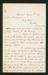 1862-08-08  Louis Cowan writes Governor Washburn about getting recruits for the regiment