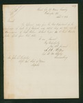 1862-09-07  Colonel Allen acknowledges dates of discharge for Captain Burbank and commissions for Blethen, Virgin, and Hunton