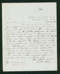 1862-09-24  Colonel Allen inquires about the resignation of Reverend Tefft