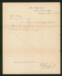 1862-09-29  Special Order 269 honorably discharging Reverend B.F. Tefft