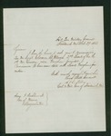 1862-10-29  Colonel Allen requests a commission for Quarter Master Sergeant Clarence D. Ulmer