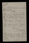 1862-11-19  S. Libbey writes Adjutant General Hodsdon about the death of William M. Hayes