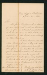 1862-11-22  A.T. Dole recommends John L. Meserve for appointment