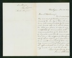1862-11-26  Horace Stevens requests a commission as assistant surgeon