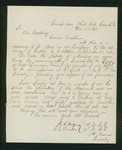 1862-12-22   Lieutenants Virgin and Hunton recommend Samuel Lovejoy for promotion