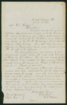 1863-01-01 Henry S. McIntire writes Adjutant General Hodsdon regarding his commission by Henry S. McIntire