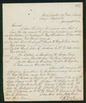 1863-01-03 C.S. Douty acknowledges receipt of commissions for several officers by C. S. Douty
