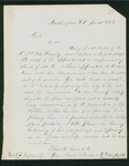 1863-01-22  Major D. Porter Stowell writes regarding Henry McIntire