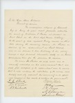 Undated (circa 1863) - G.H. Black and citizens of Ellsworth recommend William T. Parker for promotion to Lieutenant Colonel by G. H. Black