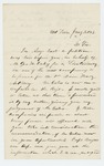 1863-01-02  H. Richardson recommends appointment of George Oakes as Lieutenant