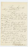1863-07-01 Lieutenant M. M. Fuller requests a transfer to the garrison at Fort Knox by M. M. Fuller