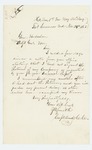 1863-11-28 Captain Z. A. Smith apologizes for not signing the monthly return by Z. A. Smith