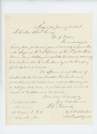 1864-01-11 Mr. Philbrook of Sedgwick recommends Sergeant H.W. Spooner for promotion by S. G. Philbrook