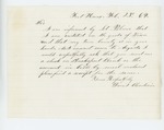 1864-02-23 David Clendenin requests his bounty payment by David Clendenin