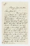 1864-06-18 D. Sanborn inquires about Lewis M. Thompson of Brewer by D. Sanborn