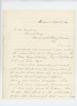 1864-09-15 Major George W. Sabine recommends promotion of Captain William S. Clark by George W. Sabine