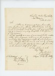 1864-11-01  Dr. Jerome B. Elkins recommends Assistant Surgeon Albert R. Lincoln for promotion