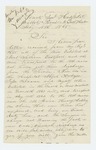 1865-02-04  Andrew Tucker requests a discharge for himself and others in the Grants General Hospital at Willets Point, New York