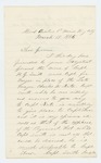 1865-03-18  Colonel Russell Shepherd recommends Captain H.G. Smith for promotion over Captain Shaw