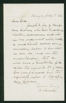 1862-07-17 Hannibal Hamlin requests enlistment papers for recruiting on behalf of Joseph E. Joy by Hannibal Hamlin