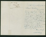 1862-07-31 M.C. Bailey requests a commission and enlisting papers to recruit volunteers by M. C. Bailey