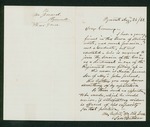 1862-08-26 Samuel Butman recommends Anson Jerrard for appointment as lieutenant by Samuel Butman