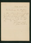 1862-10-22  Jason Huckins writes Governor Washburn to accept a position as surgeon in one of the old regiments