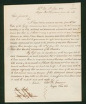 1863-06-26  Major Charles H. Grosvenor, 1st Louisiana Volunteers, writes Colonel Jerrard about his dismissal from service