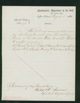1863-08-11  Special Order 196 discharging Sergeants Alvah P. Bennett and Eli H. Bunker for promotion