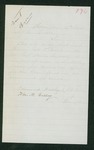 1863-11-12 Edmund Dudley and William H. Bussey recommend George E. Brown for recruiting officer by Edmund Dudley and William H. Bussey