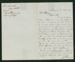 1864-01-16 J.K. Lincoln writes in favor of George E. Brown by J. K. Lincoln