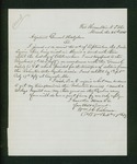 1865-03-26 William Osborne requests to have his time service in the volunteer service count toward his time with the regular Army by William Osborne