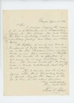 1861-04-18 Frederick E. Shaw recommends Augustus C. Hamlin for recruiting officer by Frederick E. Shaw