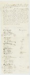 Undated - Petition of citizens of Brewer and Bangor requesting appointment of Cyrus A. Washburn as lieutenant in the Hamlin Flying Battery by W. H. McGillis