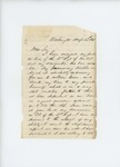 1861-08-13 Colonel Jameson writes to Governor Washburn to resign his position by Charles Davis Jameson