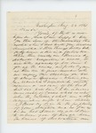 1861-08-22  Dr. Daniel McRuer writes to Governor Washburn about the status of the regiment