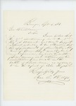 1861-09-04 Charles E. Phillips writes to Governor Washburn to suggest Samuel Hinckley for 2nd Lieutenant by Charles E. Phillips