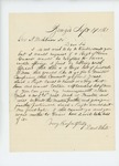 1861-09-19 Daniel White inquires whether a regiment to serve until spring would be accepted by Daniel White
