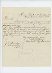 1861-11-02  Correspondence between James G. Blaine, Governor Washburn, and Lieutenant Colonel George Varney