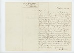 1861-11-20 G.P. Sewall solicits endorsements for Hugh Staples by George P. Sewall