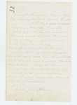 1862-02-23 Lieutenant J.W. Adams requests Governor Washburn's assistance with an appointment to regular Army by J. W. Adams