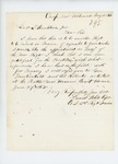 1862-05-31  Captain Daniel White requests position as Major in a new regiment