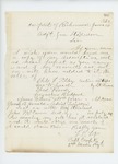 1862-06-15  Captain Fernando Foss requests updated descriptive rolls