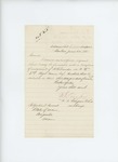 1865-06-27  Surgeon W.E. Townsend requests certificate of enlistment for A.B. Dunton, Company K
