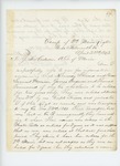 1863-04-22 Lieutenant George I. Brown requests information on Kennedy Steward, Samuel Morrison, James Anderson, and Thomas Townsend
