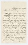 1862-08-08 S.P. Strickland recommends Frank Trickey for promotion by S. P. Strickland