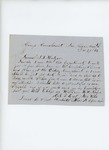 1862-12-09 William H. Hutchins requests discharge from Adjutant General Hodsdon by William H. Hutchins