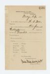 1863-05-29  Surgeon at General Hospital in Philadelphia reports the desertion of Private James Gallagher from the hospital